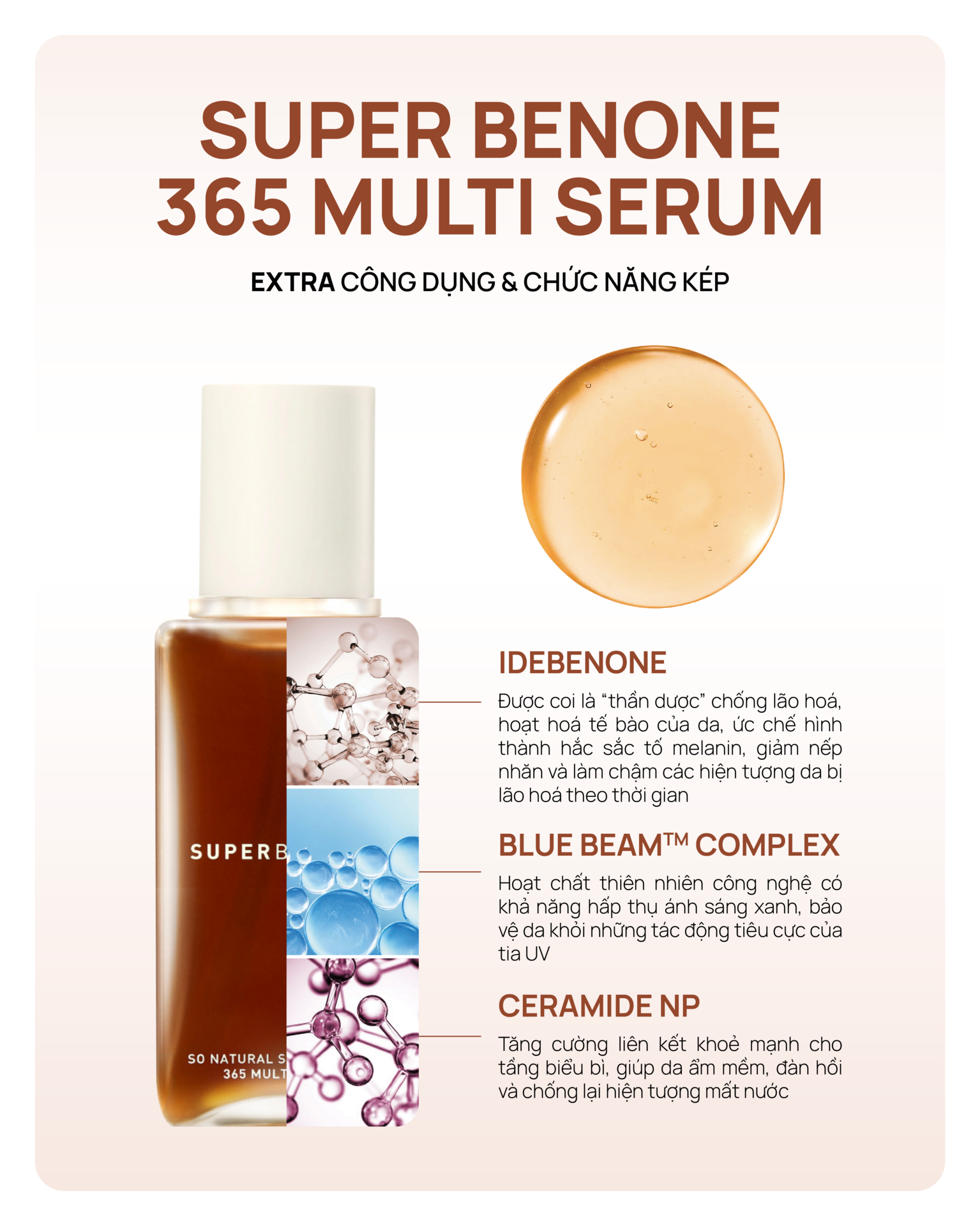  Tinh chất dưỡng sáng và trẻ hóa làn da SUPER BENONE 365 MULTI SERUM 