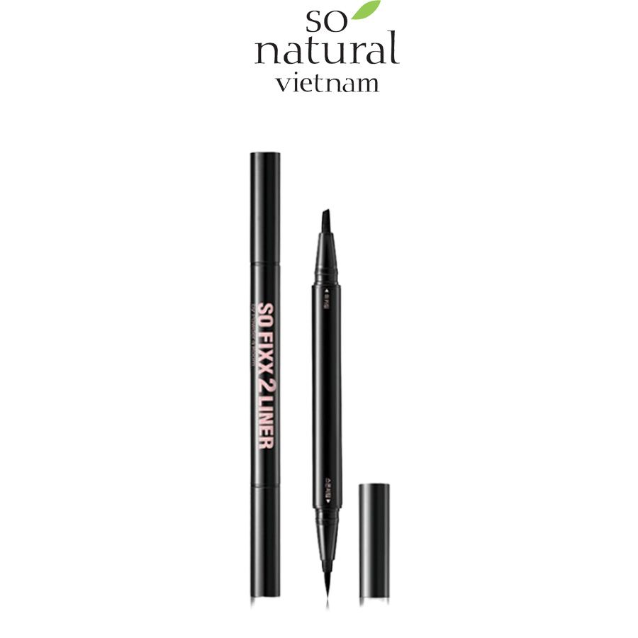  Chì kẻ mắt 2 đầu So Fixx 2 Liner So'Natural Hàn Quốc 