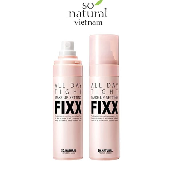  Xịt dưỡng nền All Dây Tight Make Up Setting fixx So'Natural 