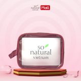  Túi đựng mỹ phẩm đồ trang điểm chống thấm nước phiên bản Red Peel Premium So'Natural 