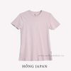  COMBO 3 ÁO NỮ 100% COTTON - Màu Hồng Ruốc, Hồng Japan, Cà Rốt 