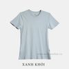  COMBO 3 ÁO NỮ 100% COTTON - Màu Ngọc Lam, Xanh Ngọc, Xanh Khói 