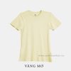  COMBO 3 ÁO NỮ 100% COTTON - Màu Vàng Đồng, Vàng Mơ, Vàng Nghệ 