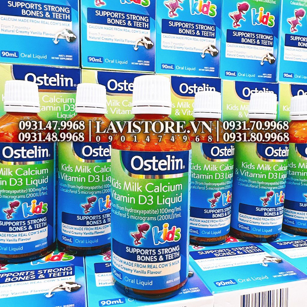 (8/2024) Ostelin Kids Milk Calcium & Vitamin D3 Liquid 90ml