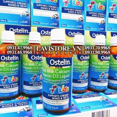 (8/2024) Ostelin Kids Milk Calcium & Vitamin D3 Liquid 90ml