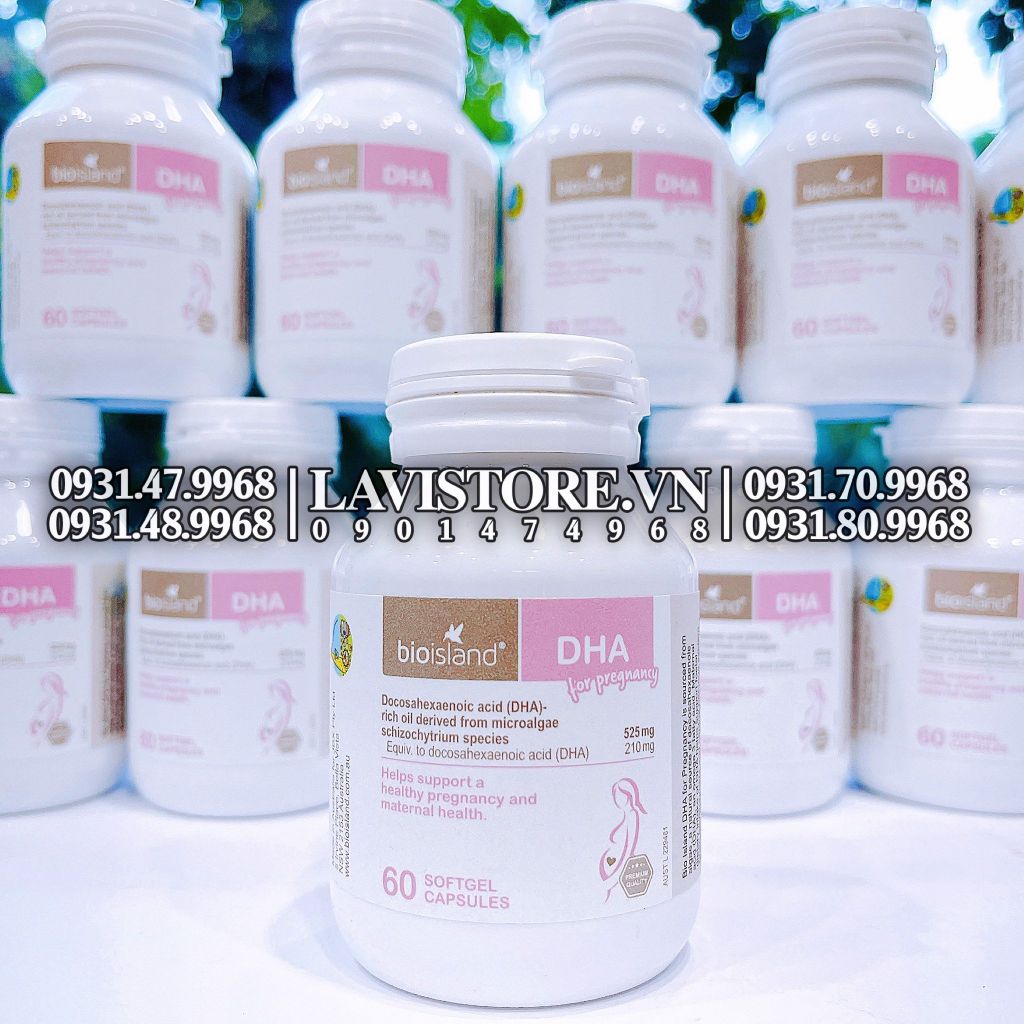 (02/2027) DHA bầu Bioisland 60 viên
