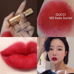 Son thỏi Gucci Fullsize Fullbox - Màu #509 Janie Scarlet (Đỏ nhung)