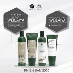 (11/2026) (TEM NÂU) Gội xả gừng WEILAIYA 400ML - HÀ THỦ Ô (tặng set mini)
