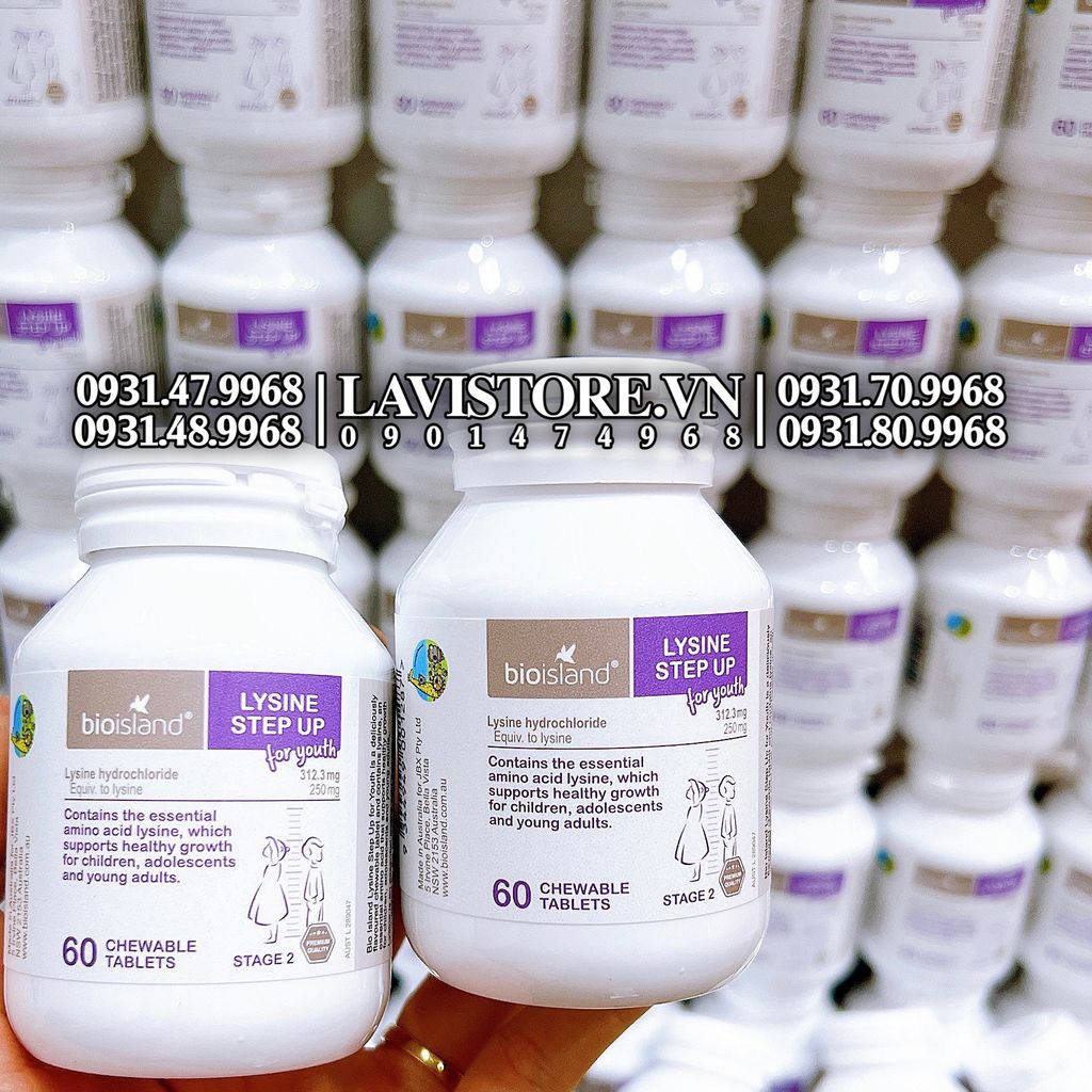 (02/2026) Lysine Bioisland dạng viên 60v