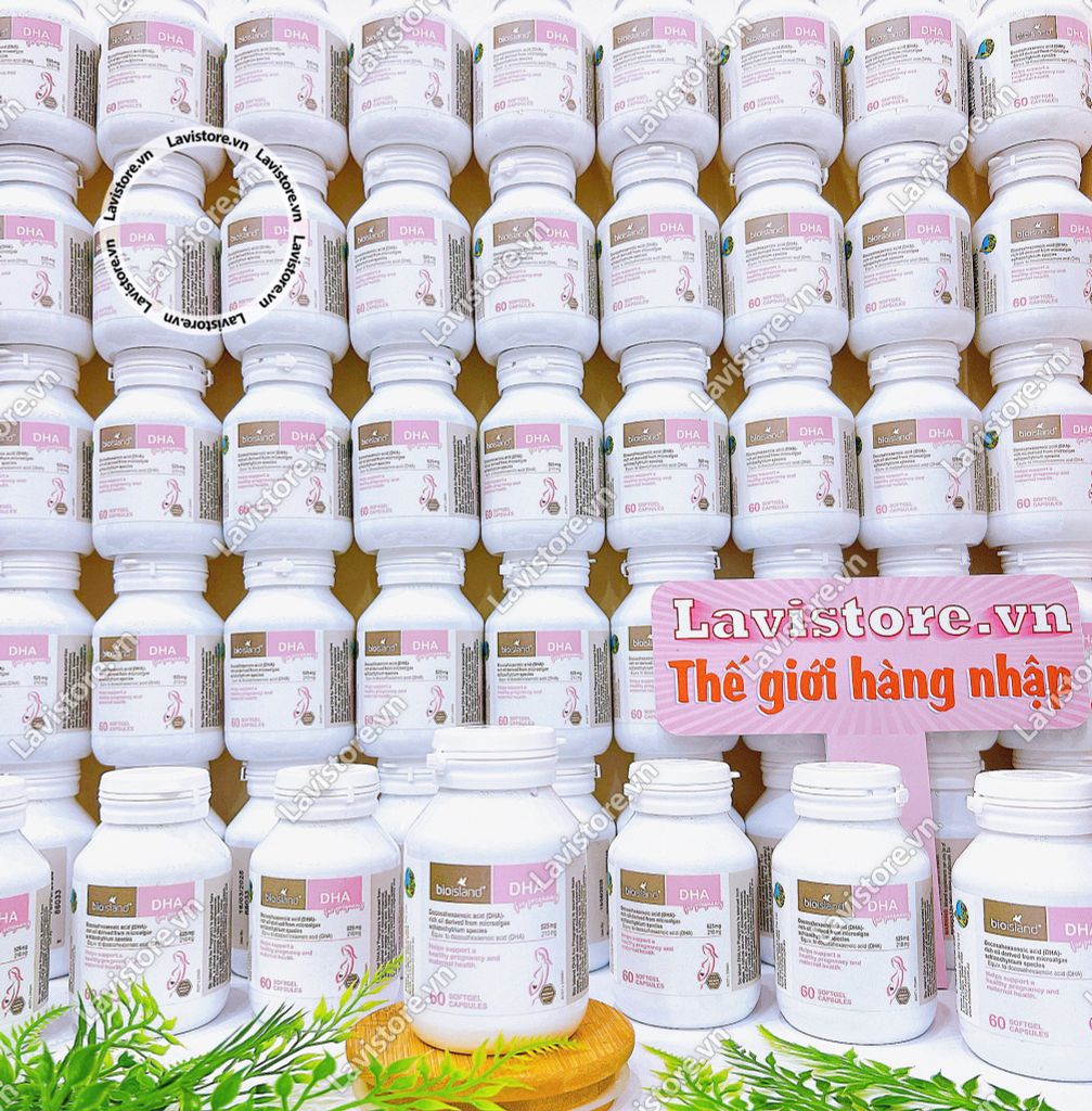 (02/2027) DHA bầu Bioisland 60 viên