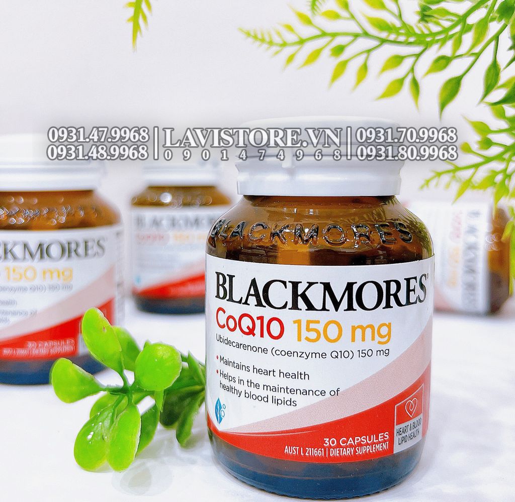 (5/2026) Bổ tim Super Strength CoQ10 150mg Blackmores 30v