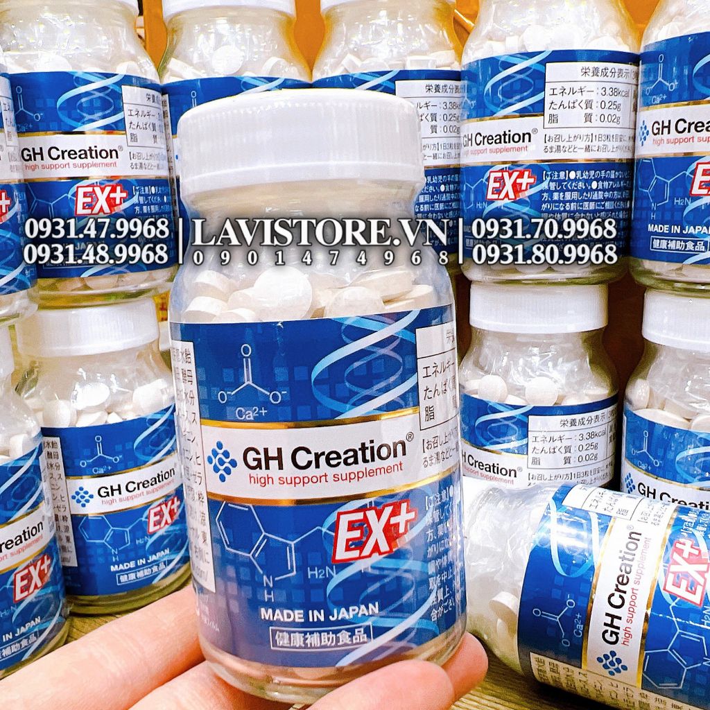 (10/2025) (MẪU MỚI) Viên uống tăng chiều cao GH Creation EX+ 270 viên