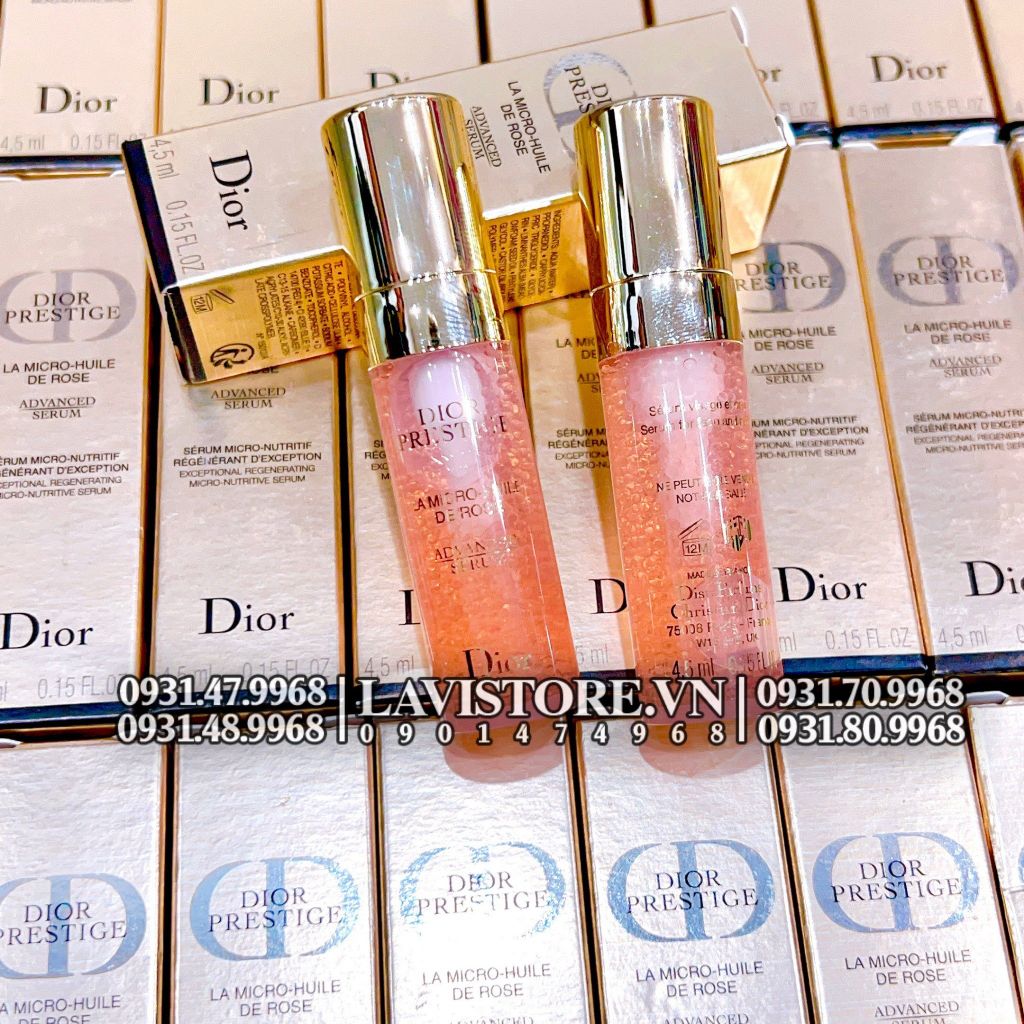 (01/2025) Serum Dior Prestige mini 4.5ml Fullbox