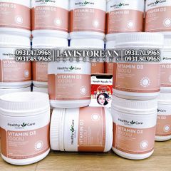 (10/2024) Vitamin D3 1000IU Healthy Care 500 viên