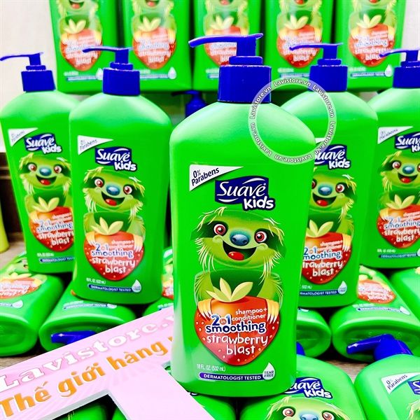 (1/2026)Sữa tắm 3in1 Suave Kids 532ml Watermelon - DƯA HẤU