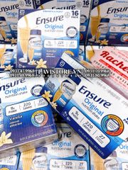 (03/2025) Sữa Ensure nước Mỹ 237ml - Vị Vani 24 chai
