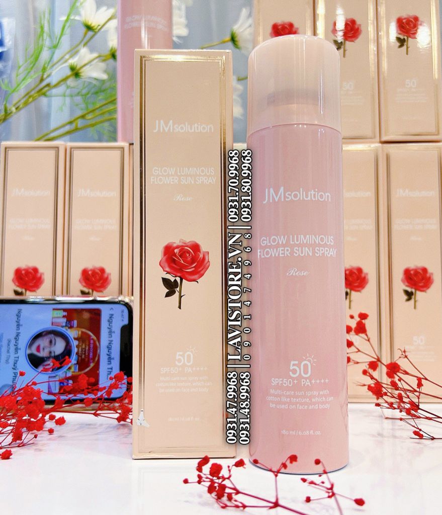 Xịt chống nắng JM Solution 180ml