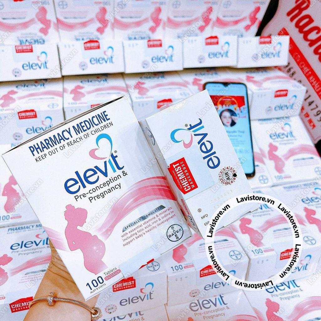 (09/2026) Elevit bầu 100v