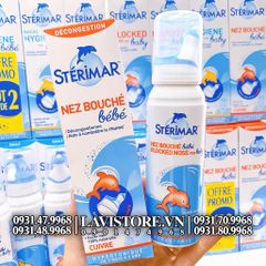 (02/2025) Xịt cá heo STERIMAR baby DECONGESTION 100ml - MÀU CAM