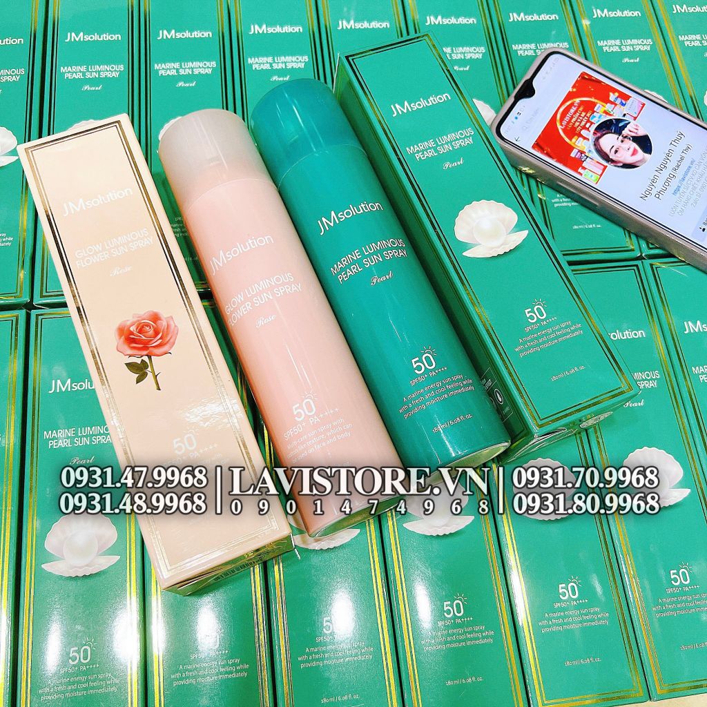 Xịt chống nắng JM Solution 180ml