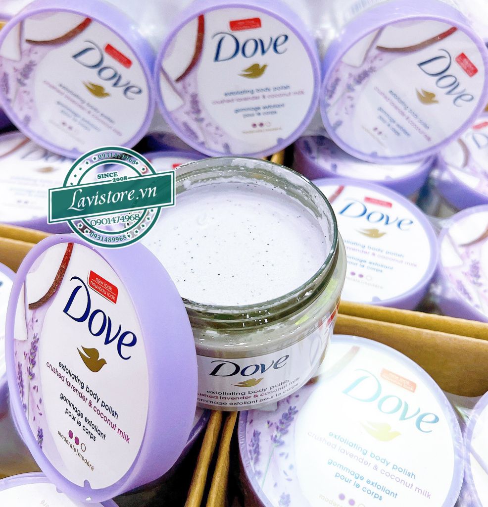 (08/2026) (Bản Mỹ) TDC Dove macca 298g