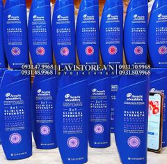 09/2024 (MÀU TÍM) Dầu gội Head & Shoulder Clinical Strength 400ml (Da Dầu)