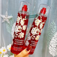 (12/2025) (NẮP TRONG) Xịt body B&BW Japanese Cherry Blossom 236ml