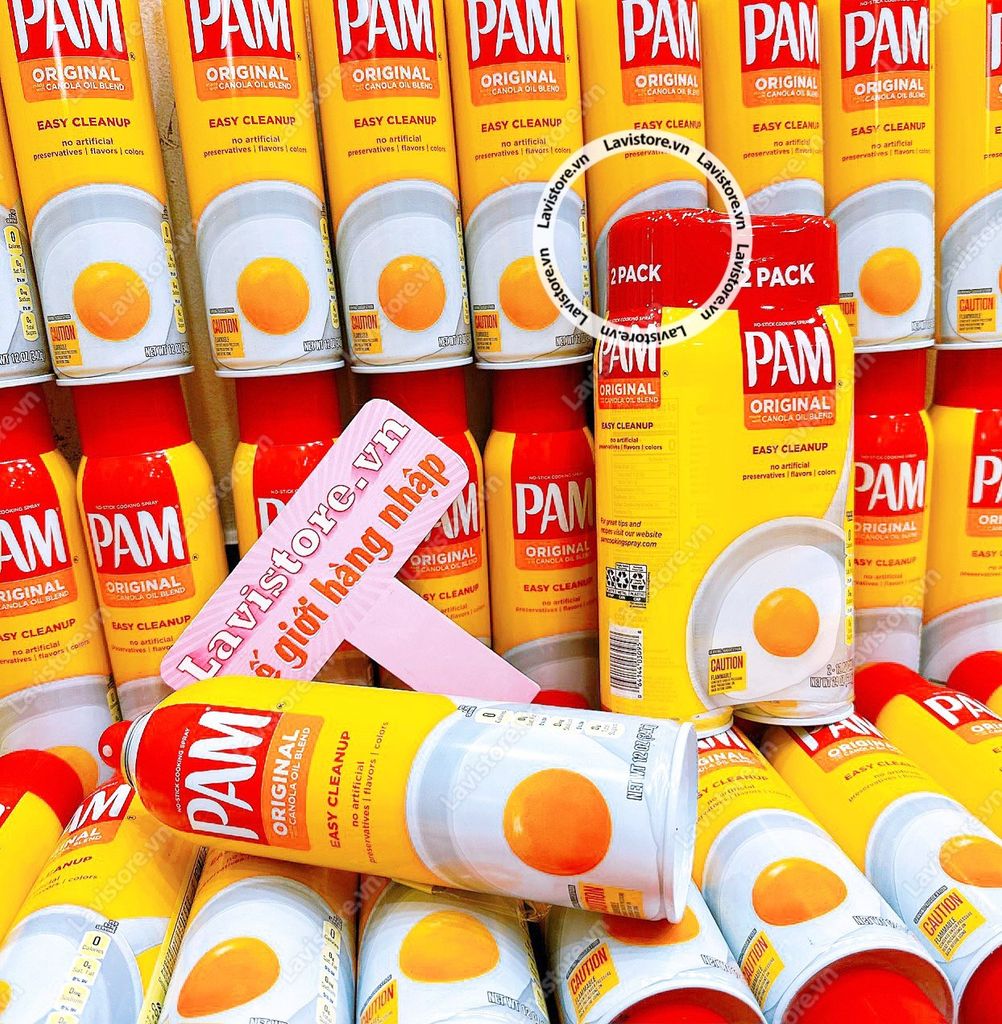 (07/2024) Dầu ăn kiêng dạng xịt PAM 340g