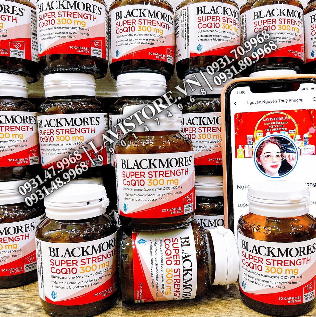 (5/2026) Bổ tim Super Strength CoQ10 150mg Blackmores 30v