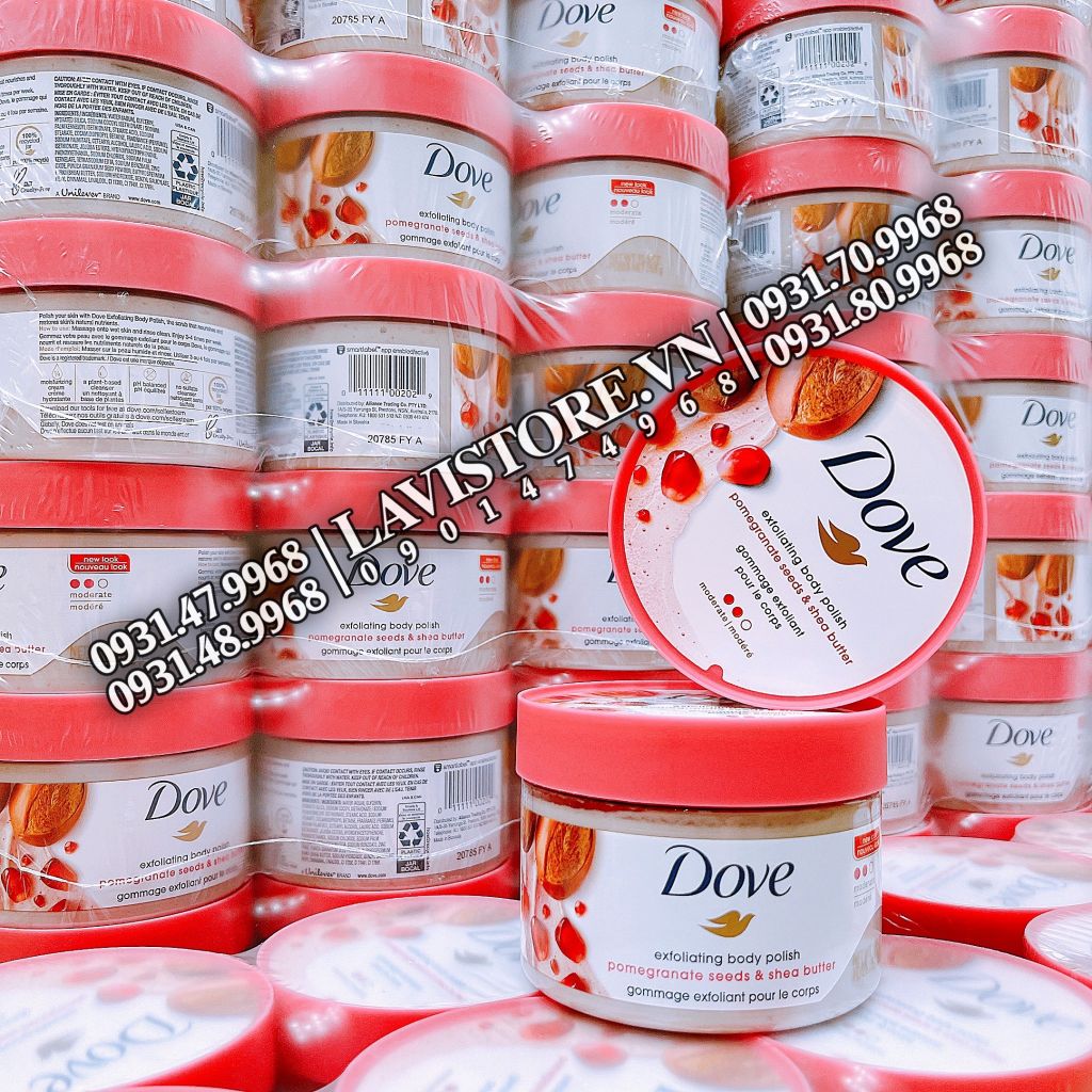 (08/2026) (Bản Mỹ) TDC Dove macca 298g
