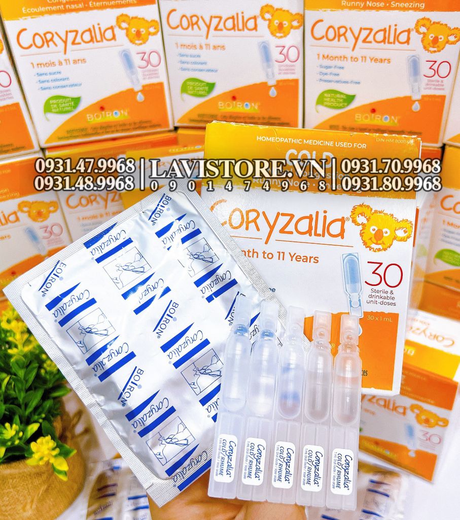 (11/2025) Muối uống Boiron Coryzalia Cold (30 ống*30ml)