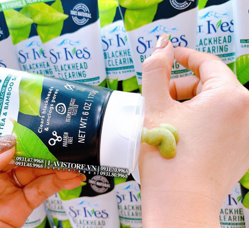 (XANH LÁ) SRM ST.Ives Avocado & Honey 170g