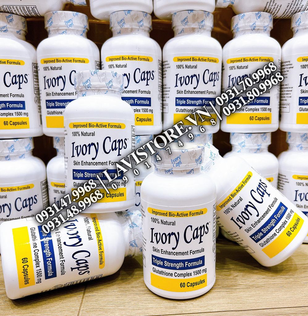 (06/2026) Viên uống trắng da Ivory Cap 60 viên