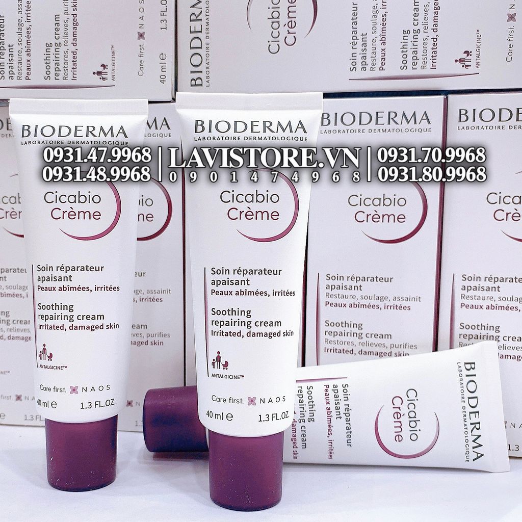 (10/2025) Kem dưỡng ẩm Bioderma TÍM 40ml