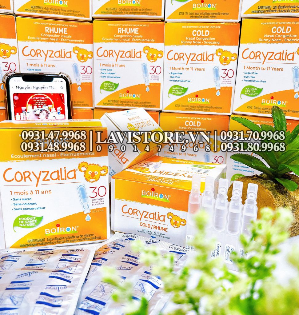 (11/2025) Muối uống Boiron Coryzalia Cold (30 ống*30ml)