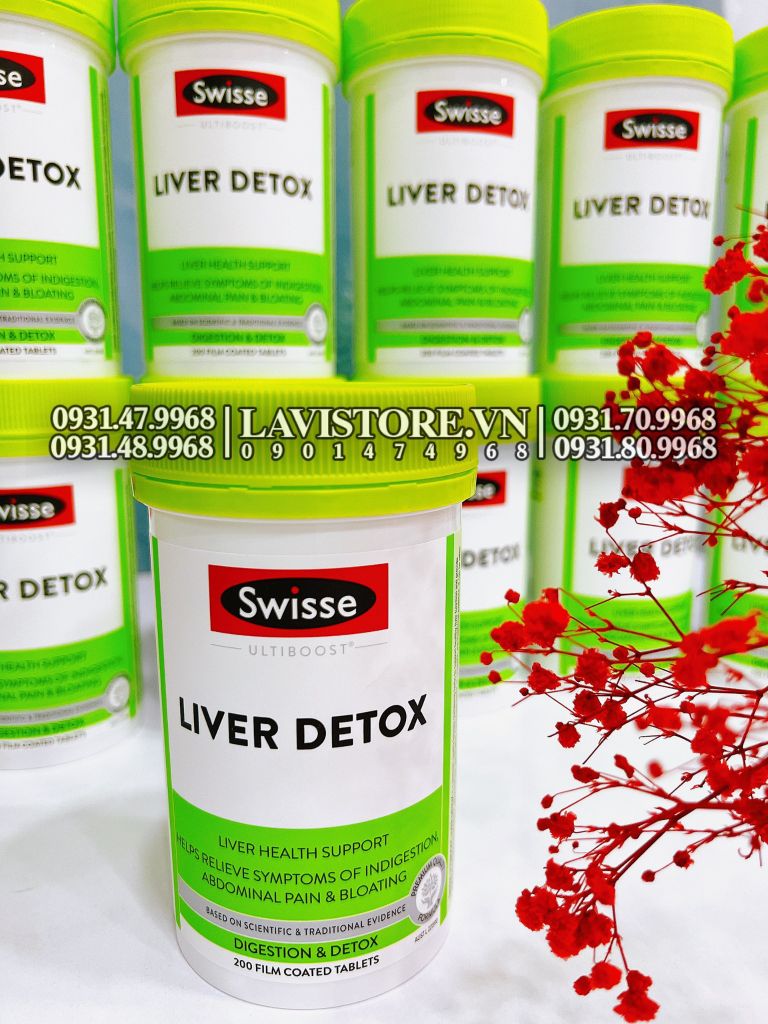 (12/2026) Giải độc gan Liver Detox Swisse 200 viên