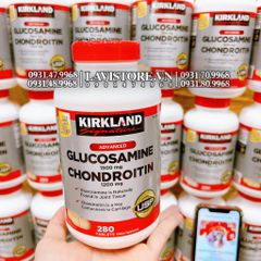 (1/2026) Glucosamin Chondroitin Kirkland 280v (MẪU MỚI)