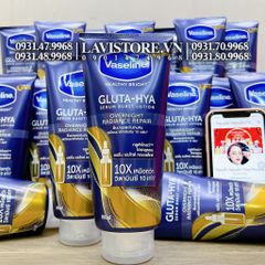(11/2024) Dưỡng thể Vaseline Gluta-HYA 10X 300ml - MÀU VÀNG (Ban ngày)