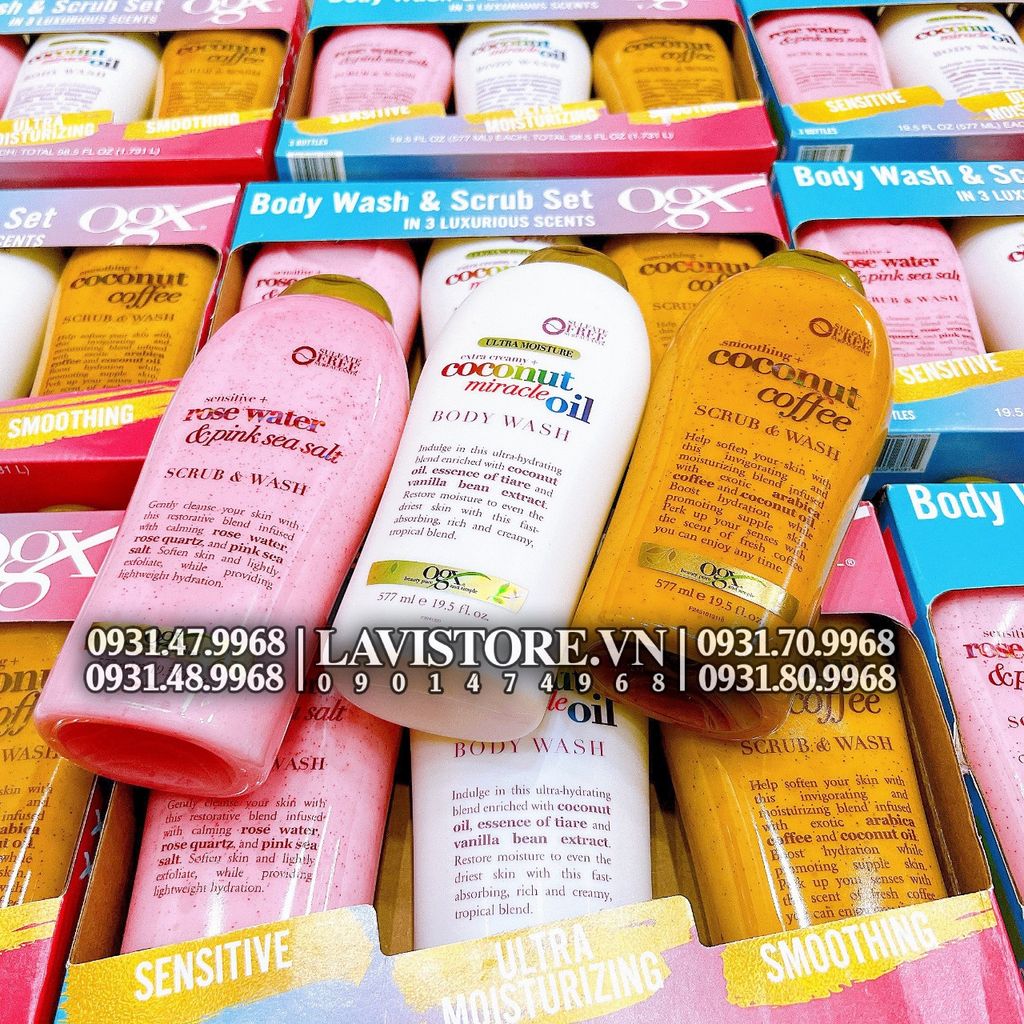 Sữa tắm TDC OGX SEA KELP 577ml (XANH LÁ)