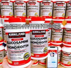 (1/2026) Glucosamin Chondroitin Kirkland 280v (MẪU MỚI)