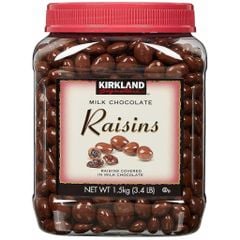 (7/2024) Socola bọc nho khô Raisins Kirkland 1.5kg