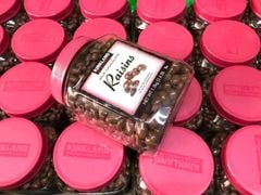 (7/2024) Socola bọc nho khô Raisins Kirkland 1.5kg