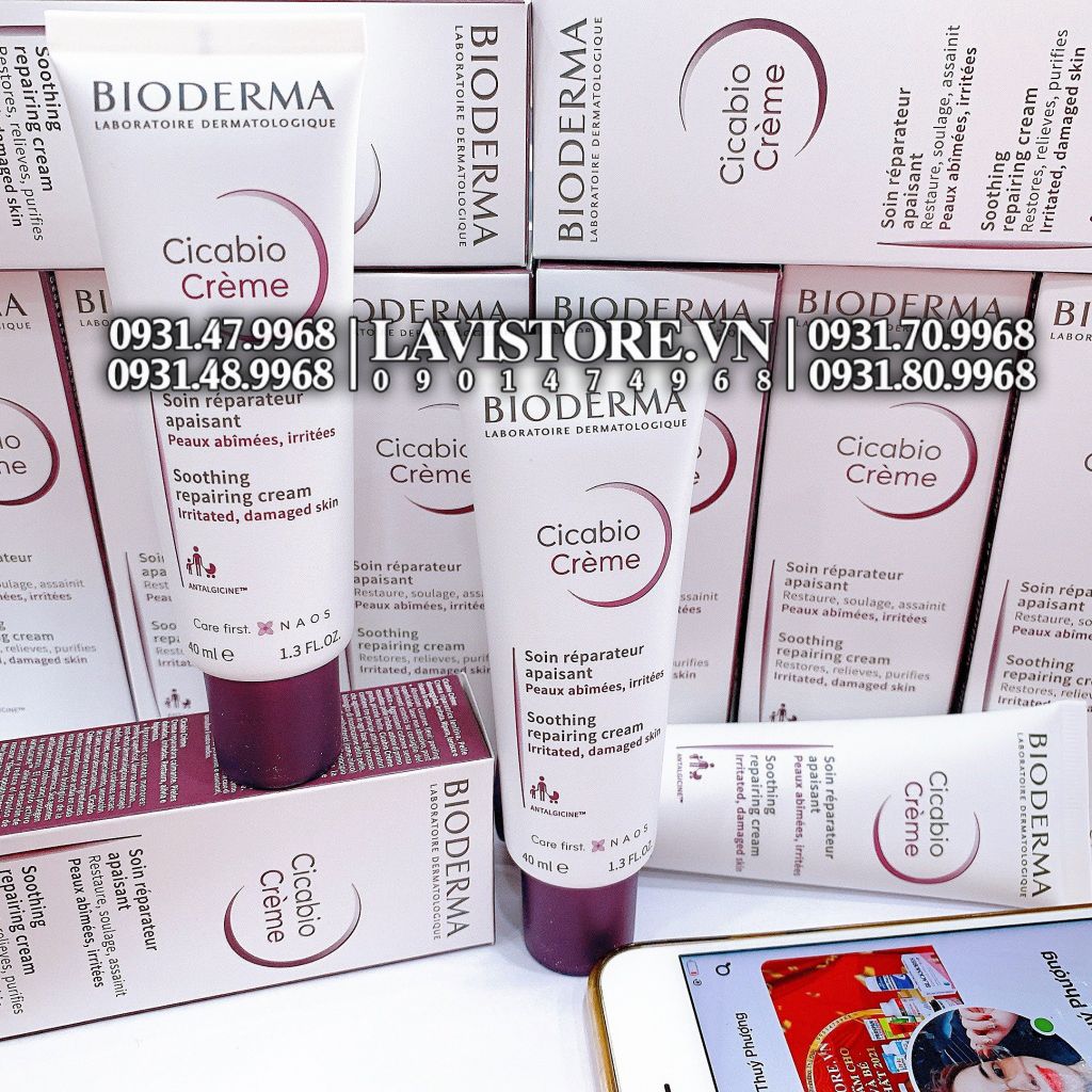 (10/2025) Kem dưỡng ẩm Bioderma TÍM 40ml