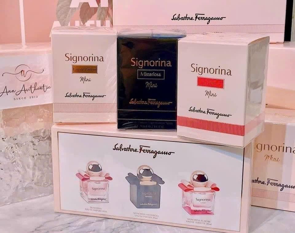 Set nước hoa Salvatore mini 3 chai x 20ml
