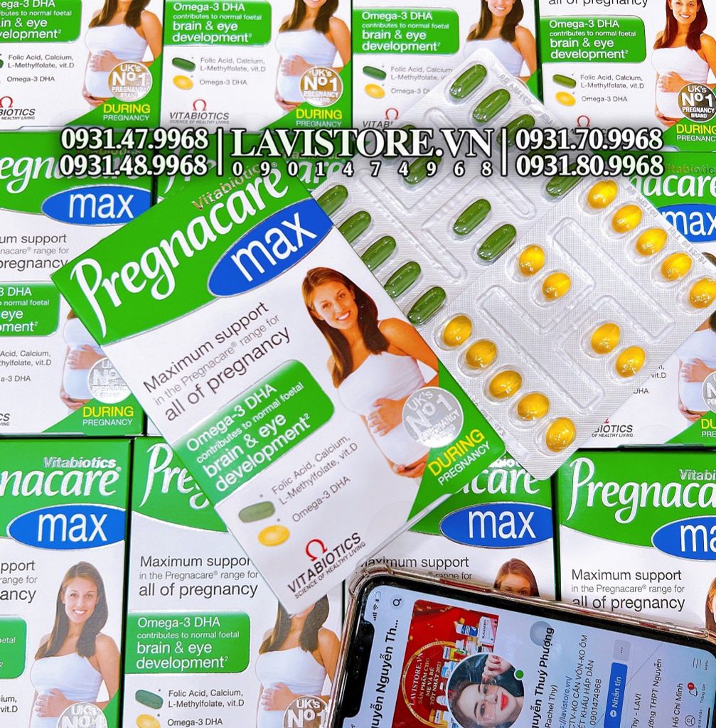 (11/2025) Bầu Anh Pregnacare Max 84 viên