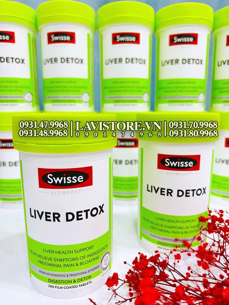 (12/2026) Giải độc gan Liver Detox Swisse 200 viên