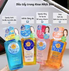 Dầu tẩy trang Kose WHITE Softymo 230ml - Màu vàng vòi trắng