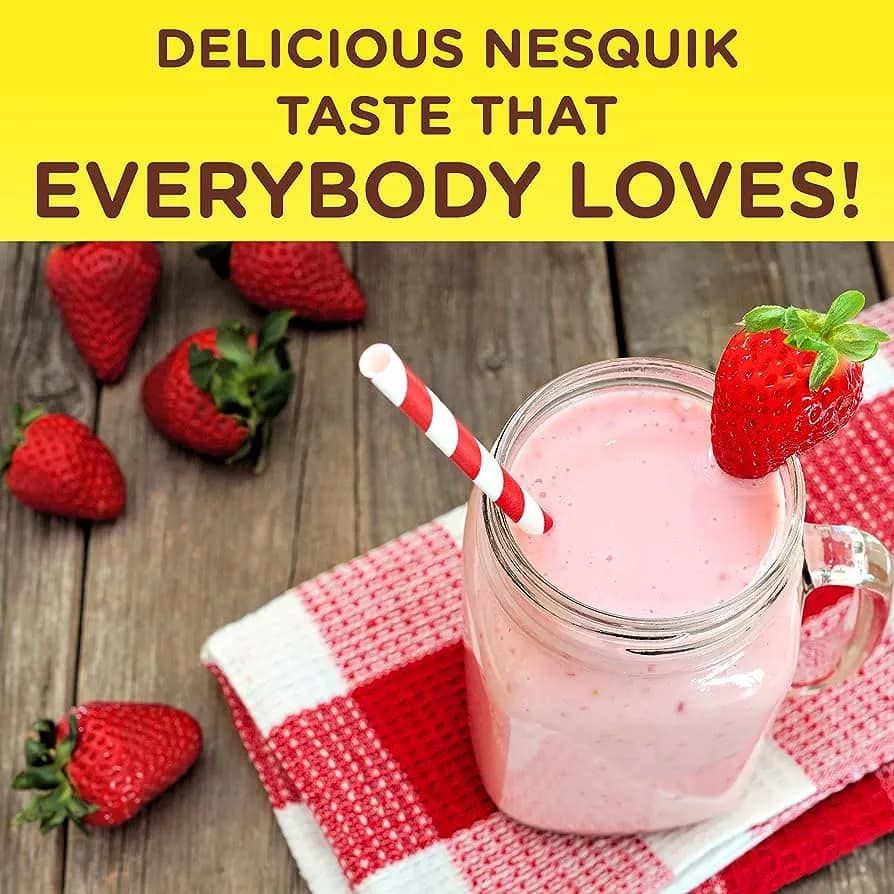(01/2025) Bột Nesquik Nestle 1.275kg - Vị Dâu