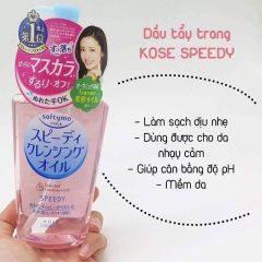 Dầu tẩy trang Kose WHITE Softymo 230ml - Màu vàng vòi trắng