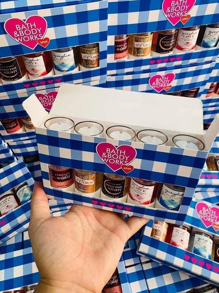 Set 5 chai sữa tắm B&BW 20ml (mix 5 mùi)